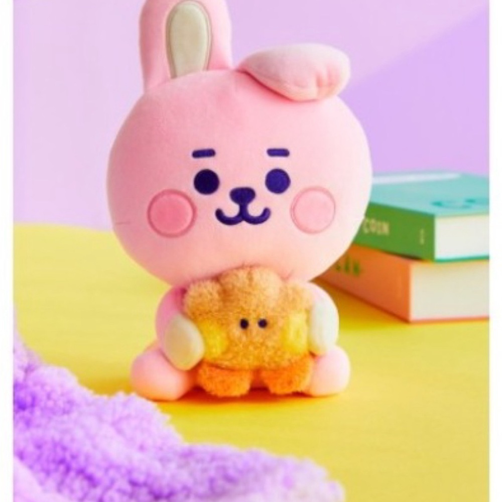 BNIB BT21 BTS Line friends Cooky & Shooky Minini magnetic plushie